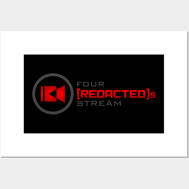 Four Redacteds Logo Wall Art by FourRedacteds